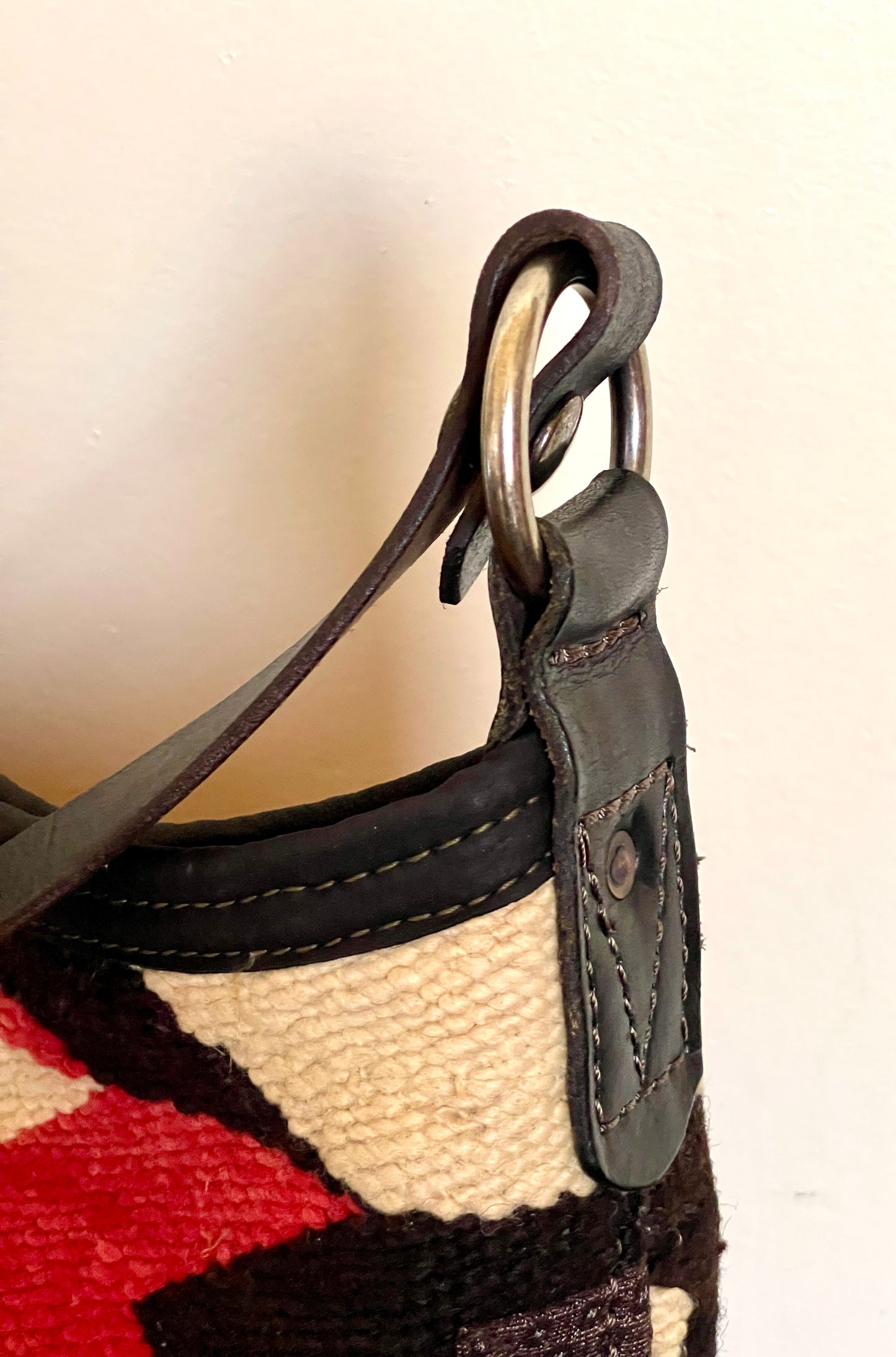 Mini Bucket - Vintage Navajo x Leather