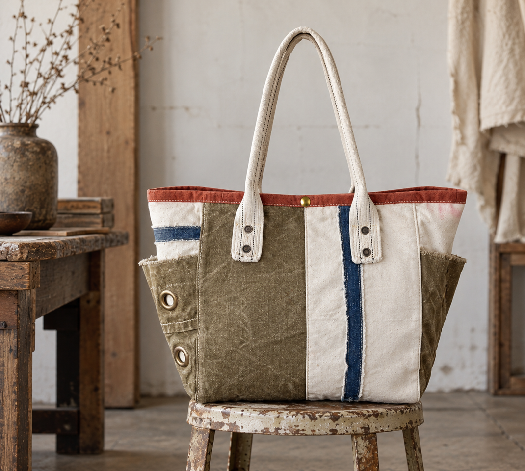 Utility Vintage Canvas Tote x Brick Binding