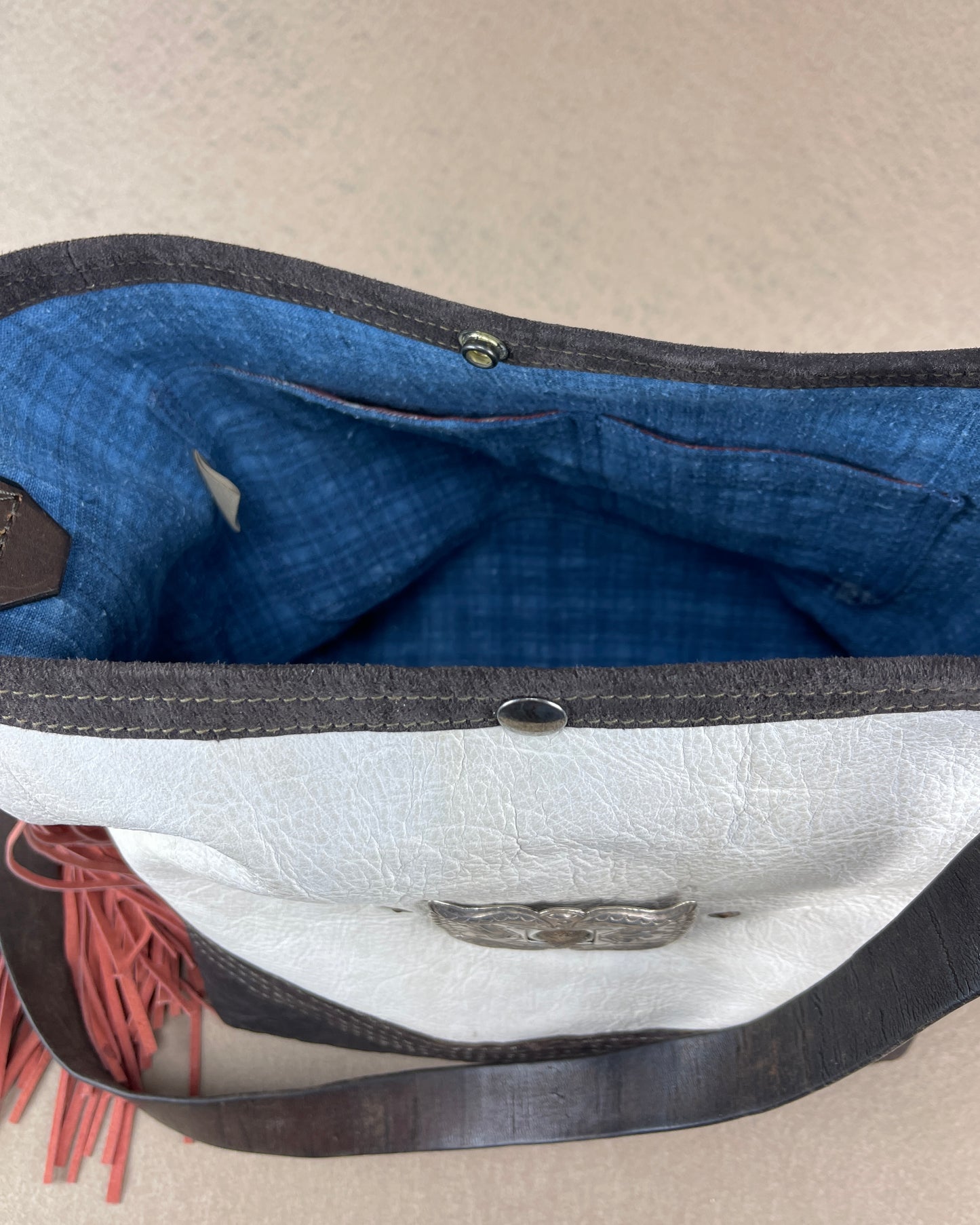 Hobo - Vintage Leather - Fringed with Concho