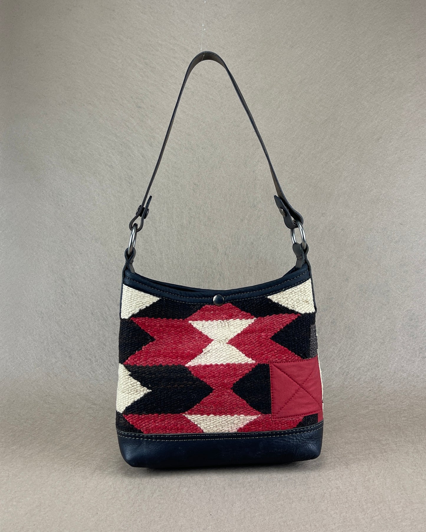 Mini Bucket - Vintage Navajo x Leather