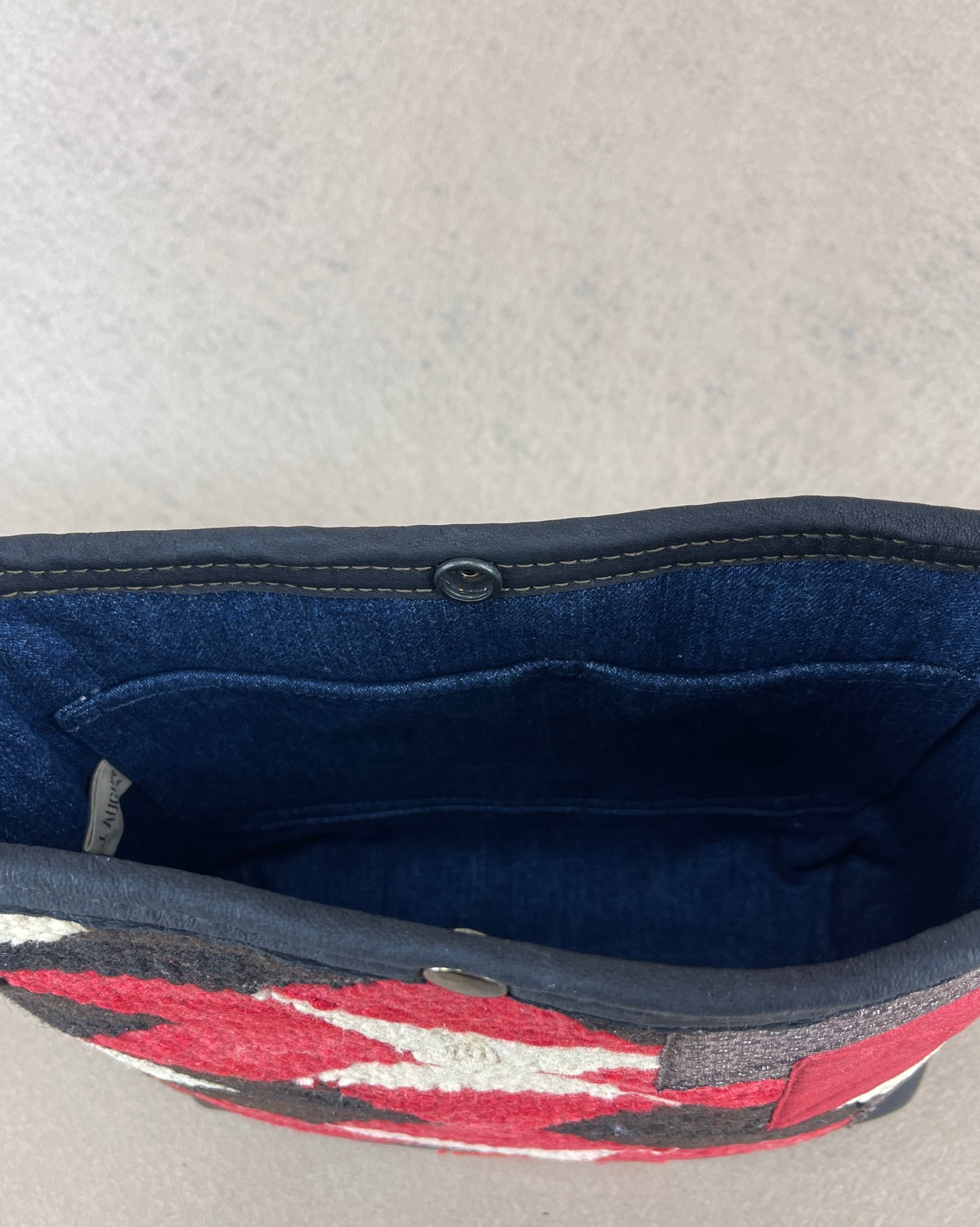 Mini Bucket - Vintage Navajo x Leather