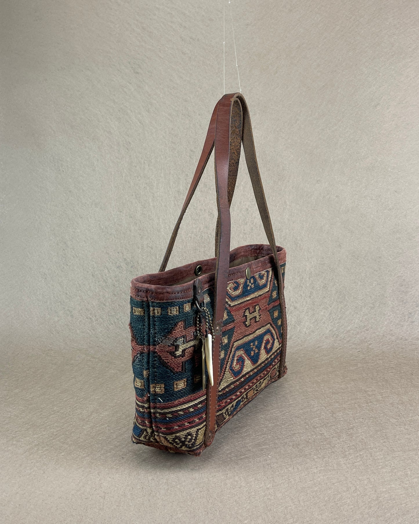 Tiny Tote - Antique Persian Mafrash Textile