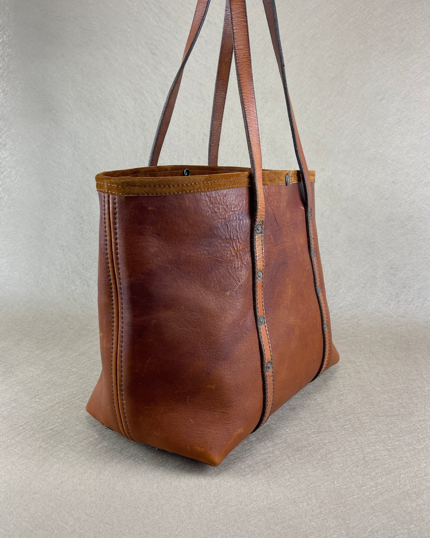 Tote - All Vintage Copper Leather