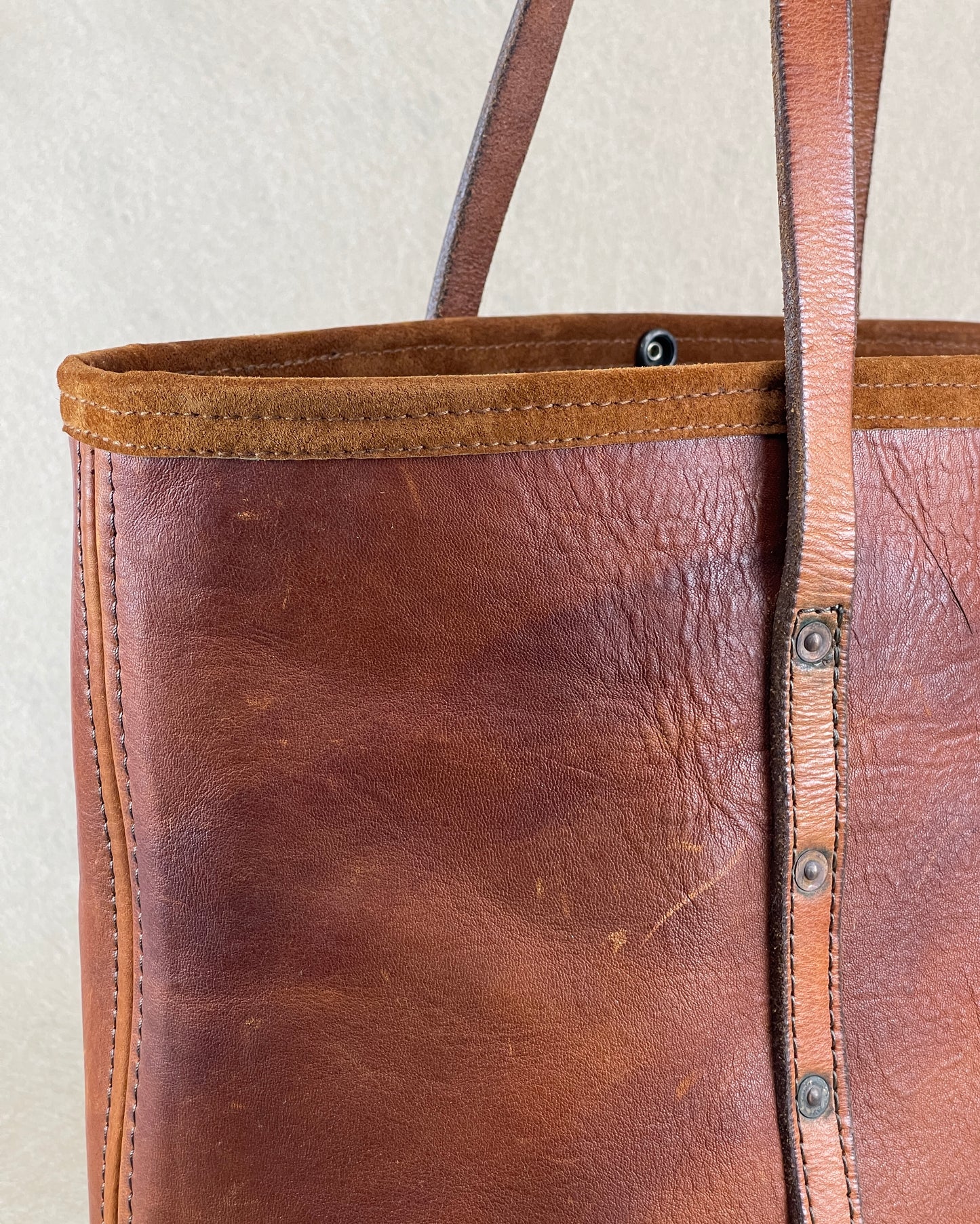 Tote - All Vintage Copper Leather