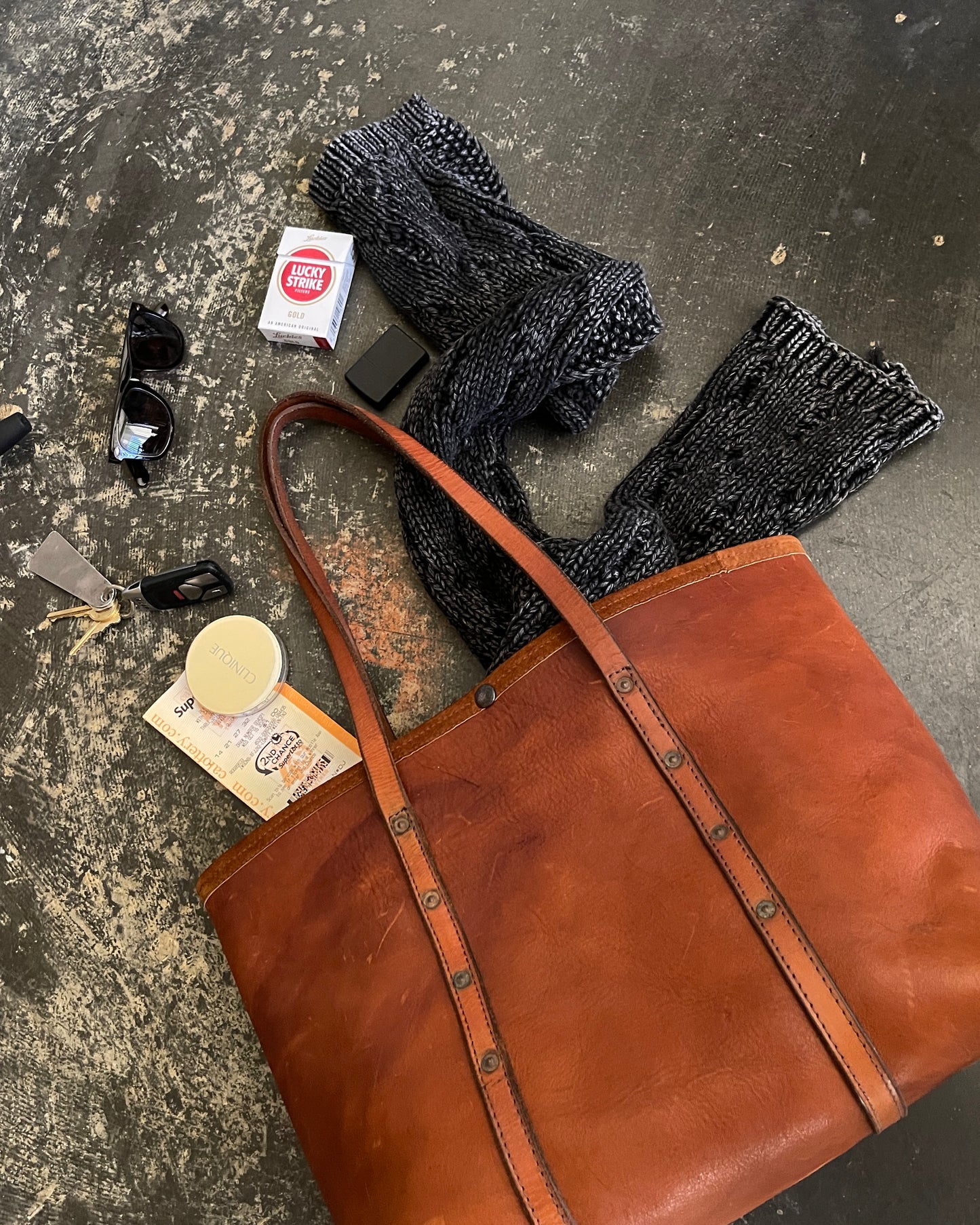 Tote - All Vintage Copper Leather