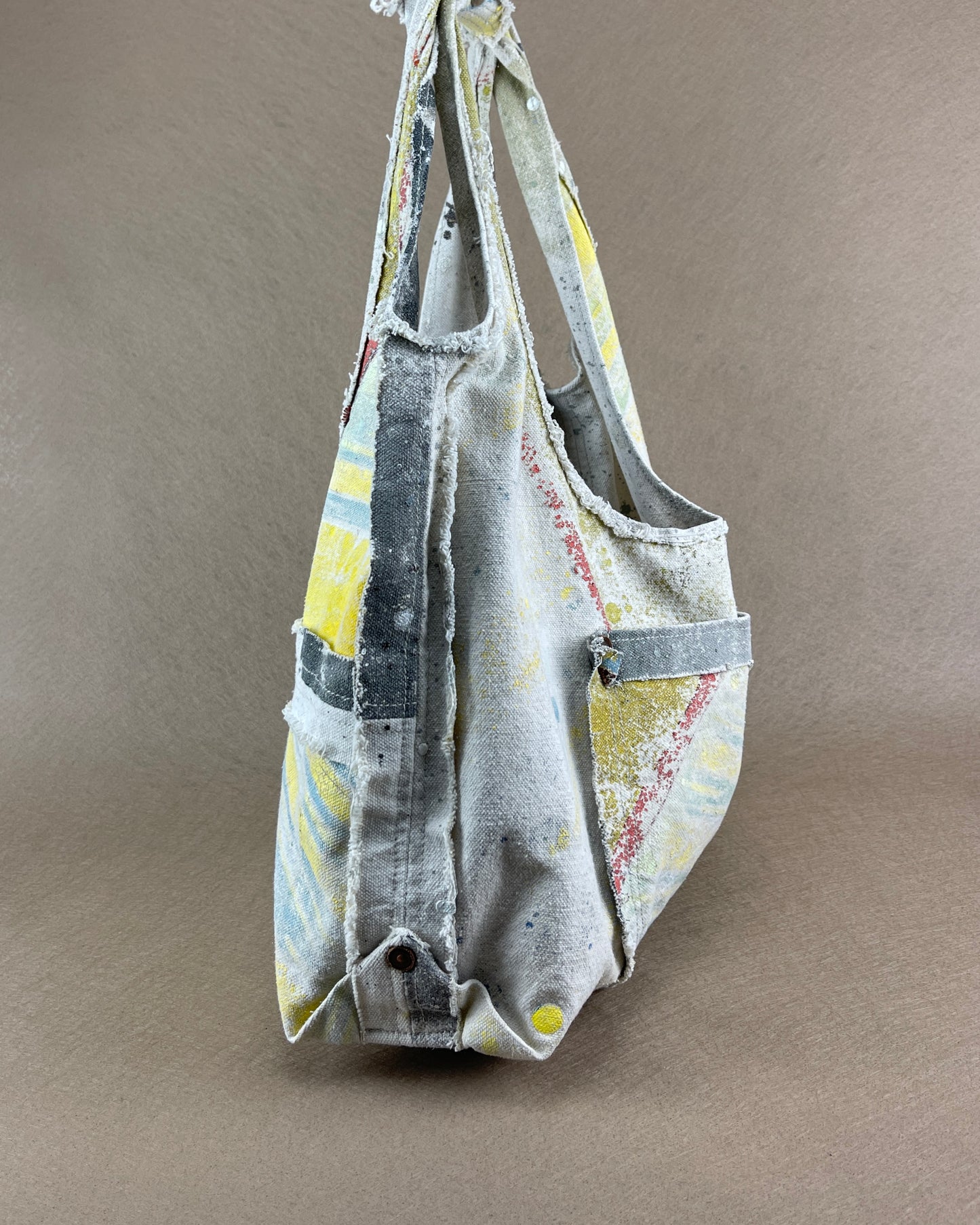 Shopper Hobo - Painter's Drop Cloth