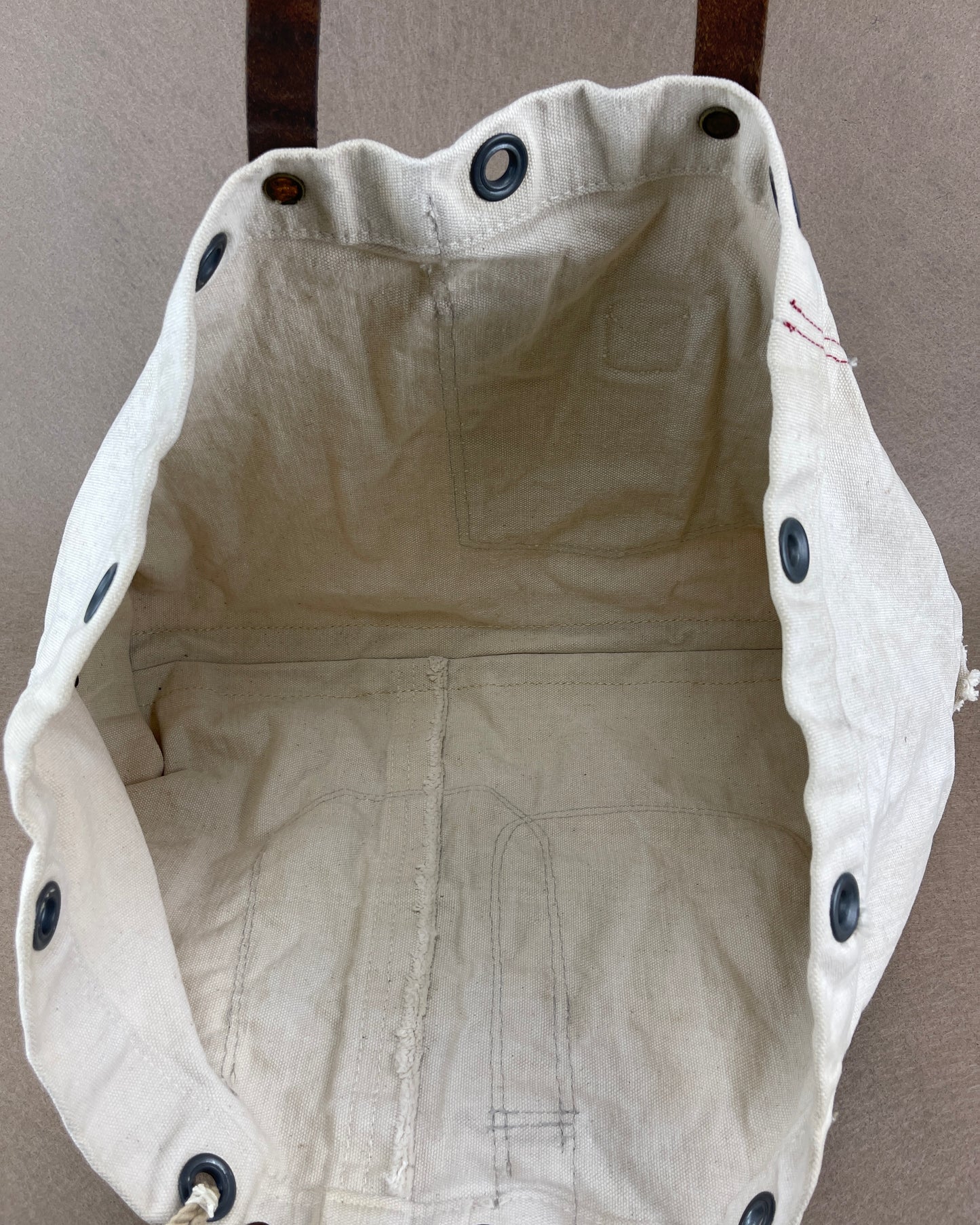 Tote - Vintage USN Canvas with Denim Pockets