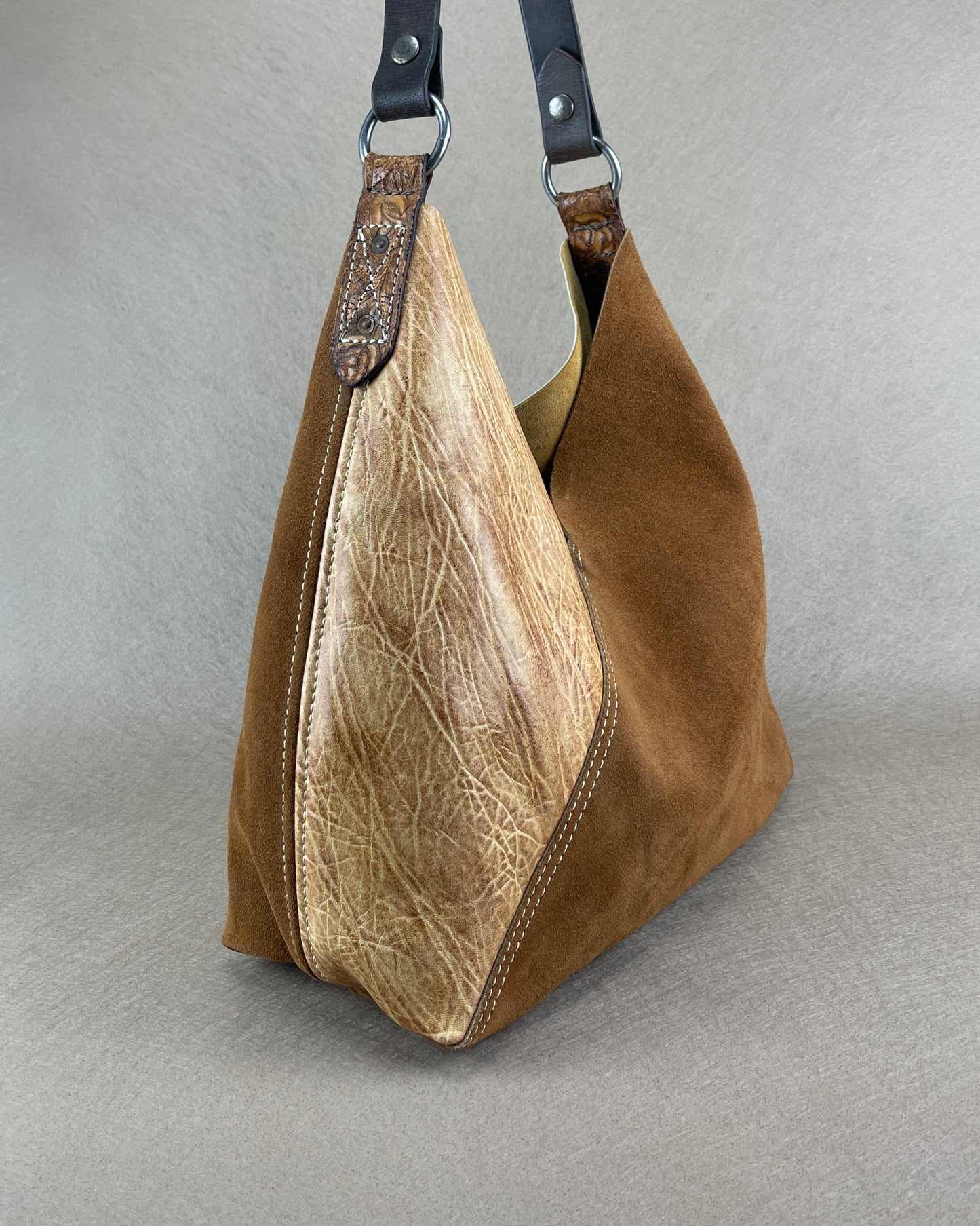 Hobo - New x Vintage Leather Shopper - Saffron