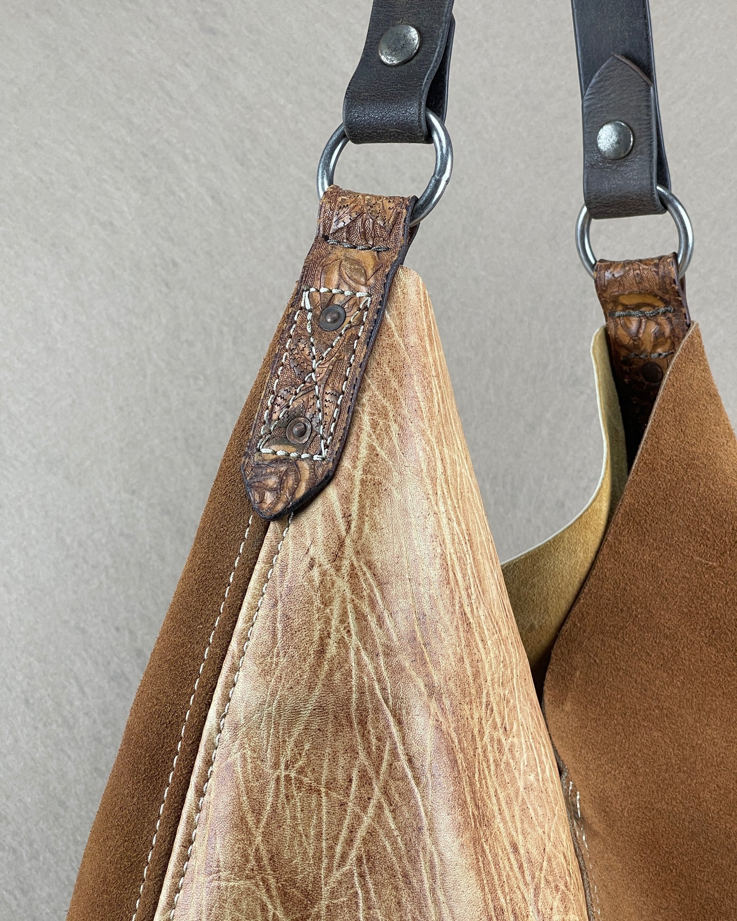 Hobo - New x Vintage Leather Shopper - Saffron