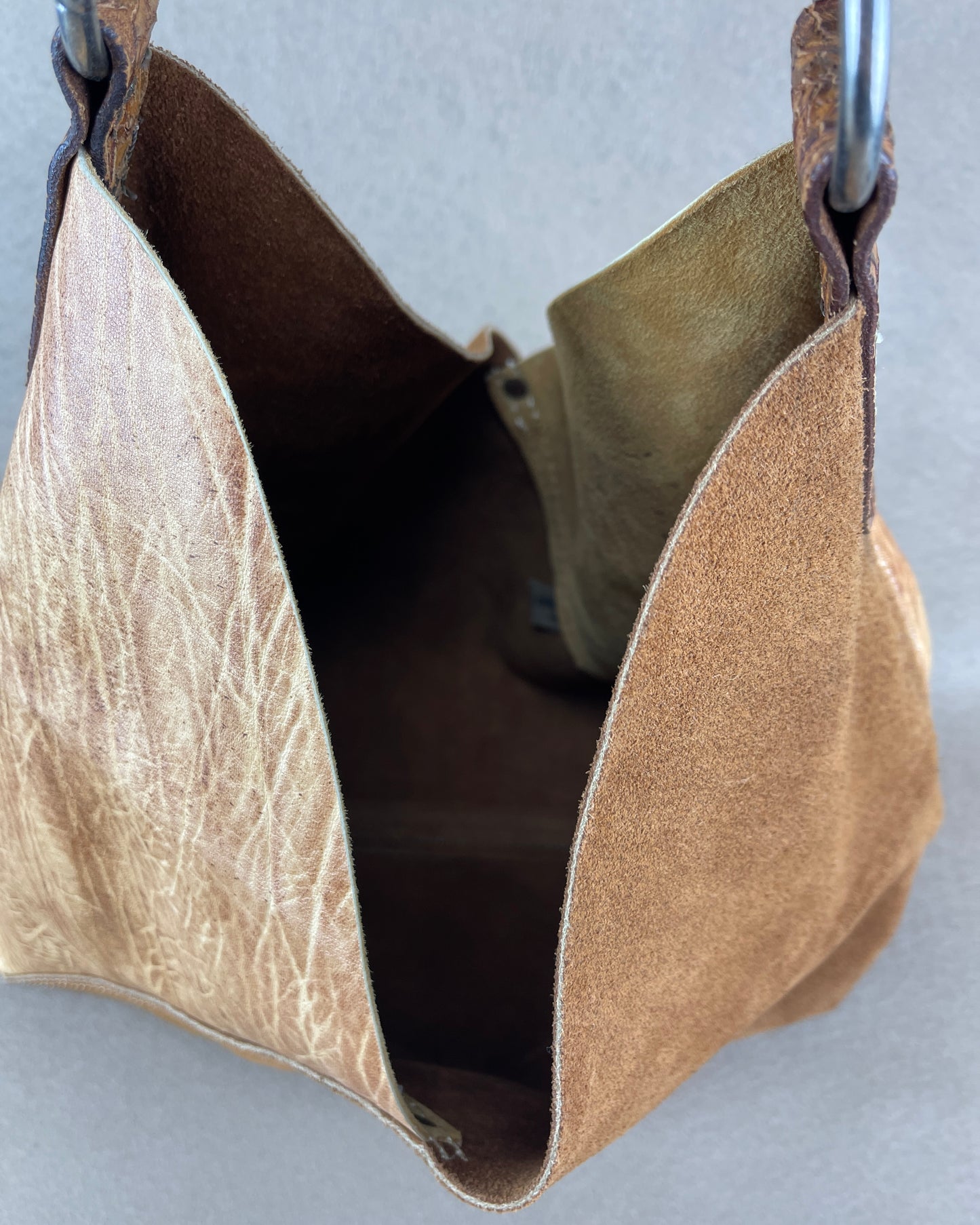 Hobo - New x Vintage Leather Shopper - Saffron