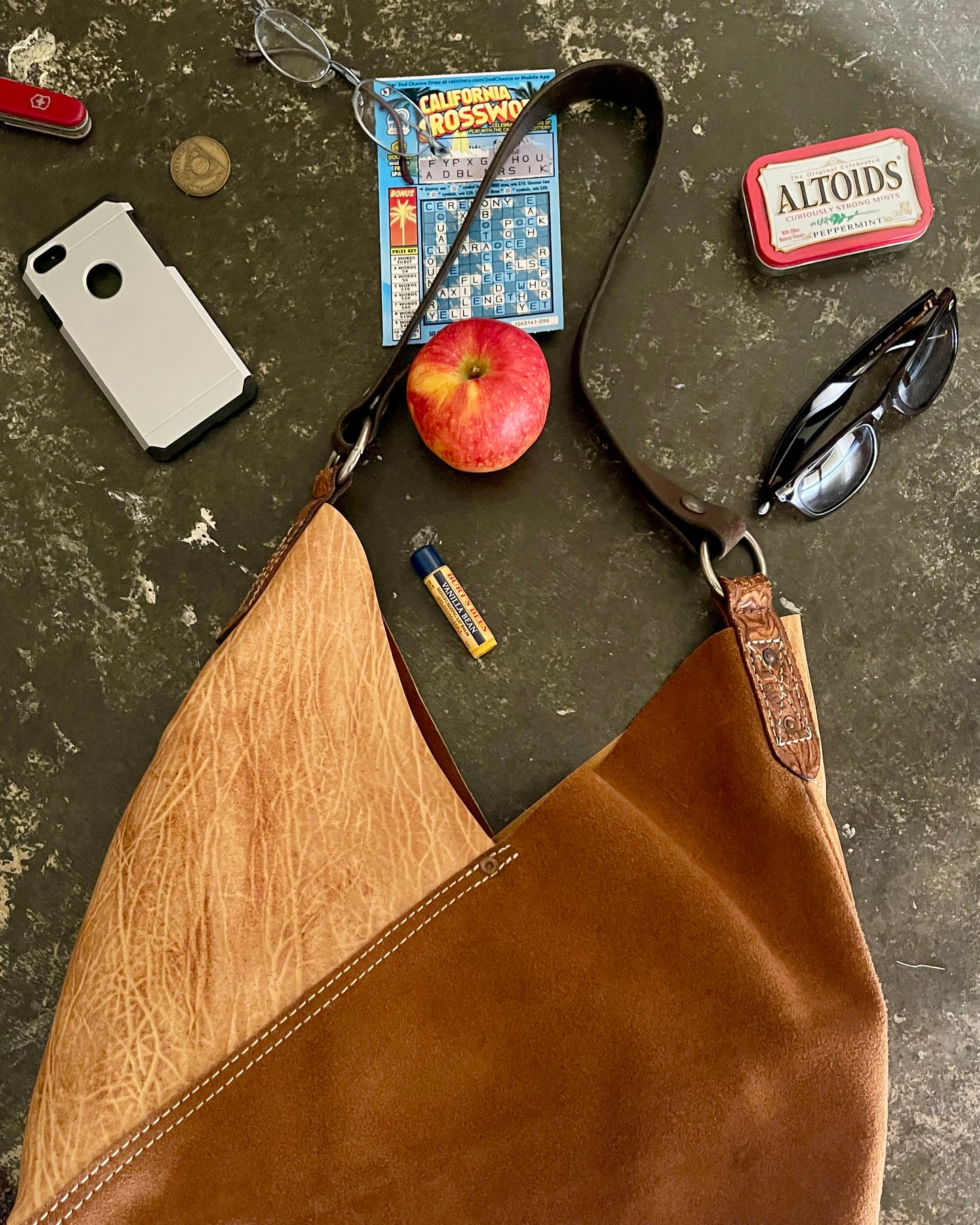 Hobo - New x Vintage Leather Shopper - Saffron