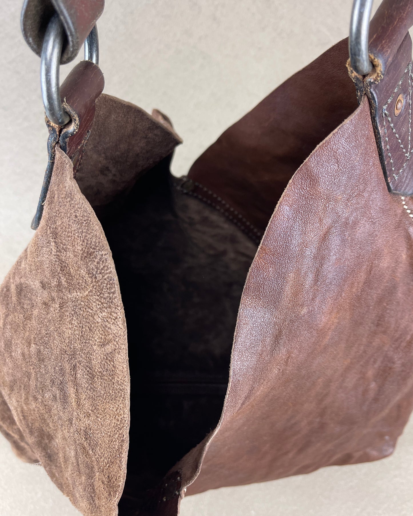 Hobo - New x Vintage Leather Shopper - Cognac