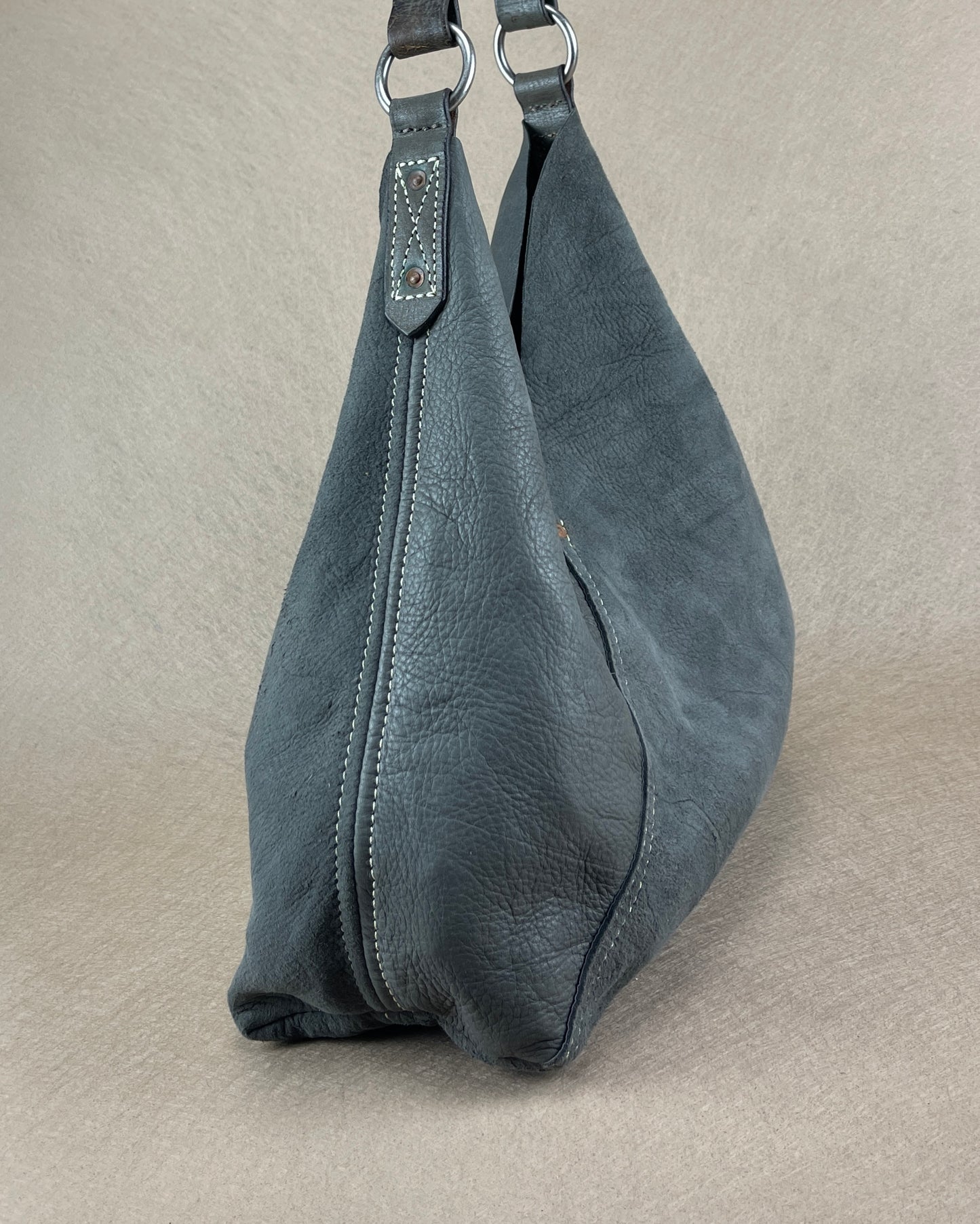 Hobo - New x Vintage Leather Shopper - Pewter