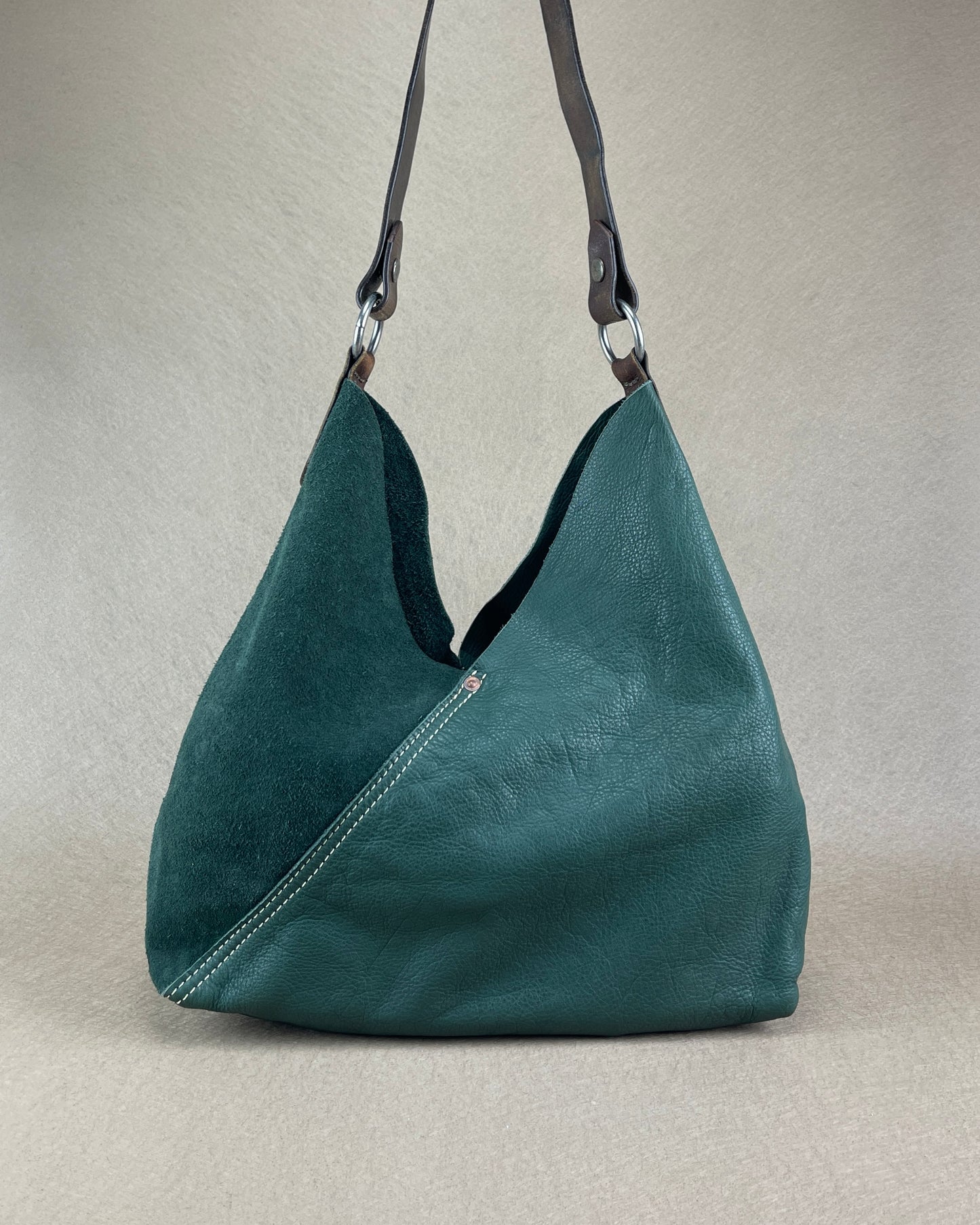 Hobo - New x Vintage Leather Shopper - Evergreen