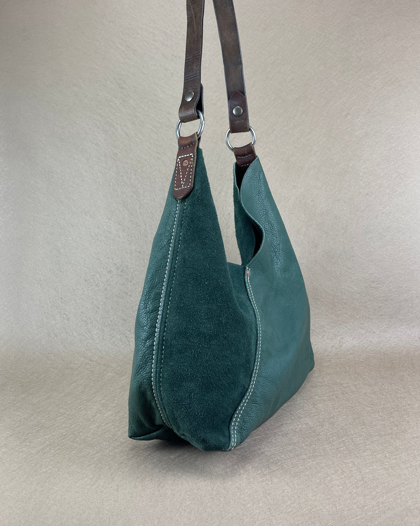 Hobo - New x Vintage Leather Shopper - Evergreen