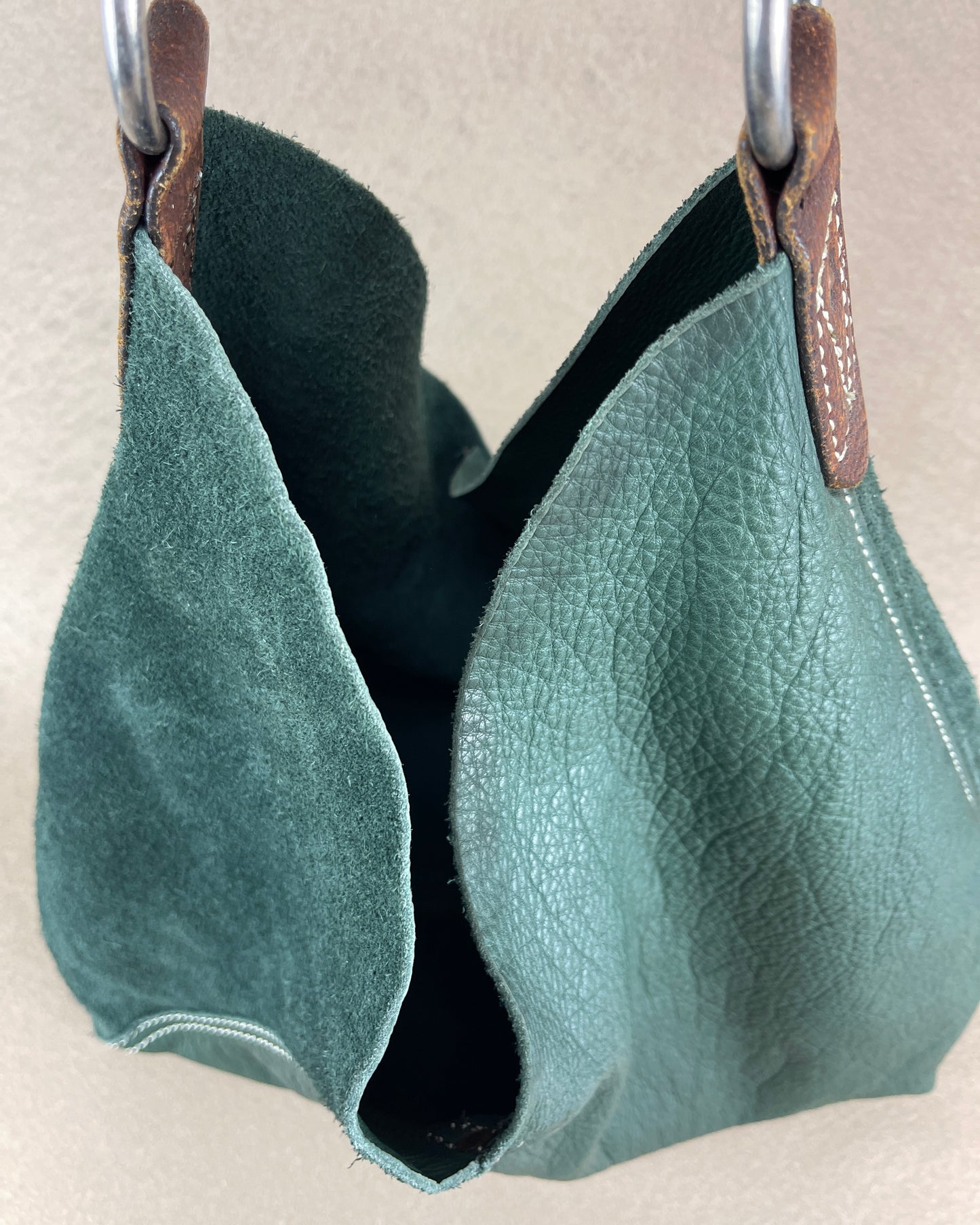 Hobo - New x Vintage Leather Shopper - Evergreen