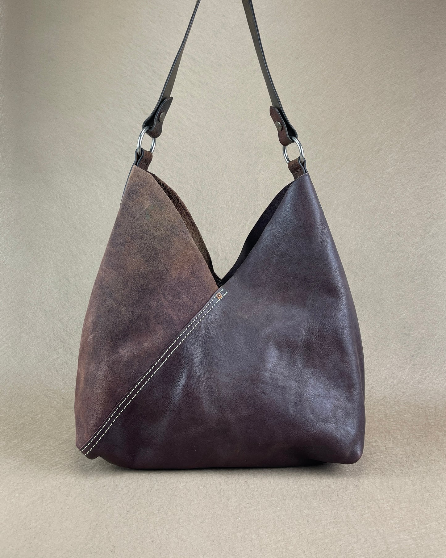 Hobo - New x Vintage Leather Shopper - Henna