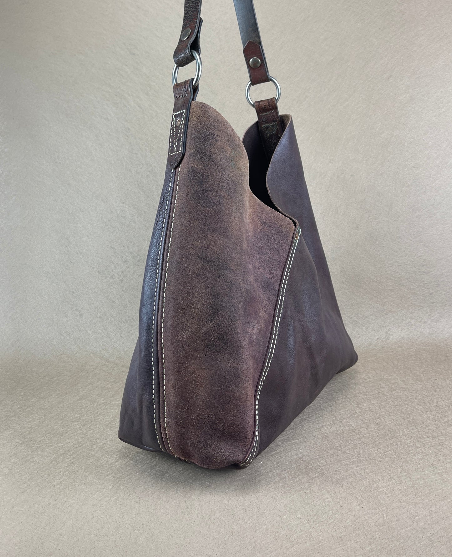 Hobo - New x Vintage Leather Shopper - Henna