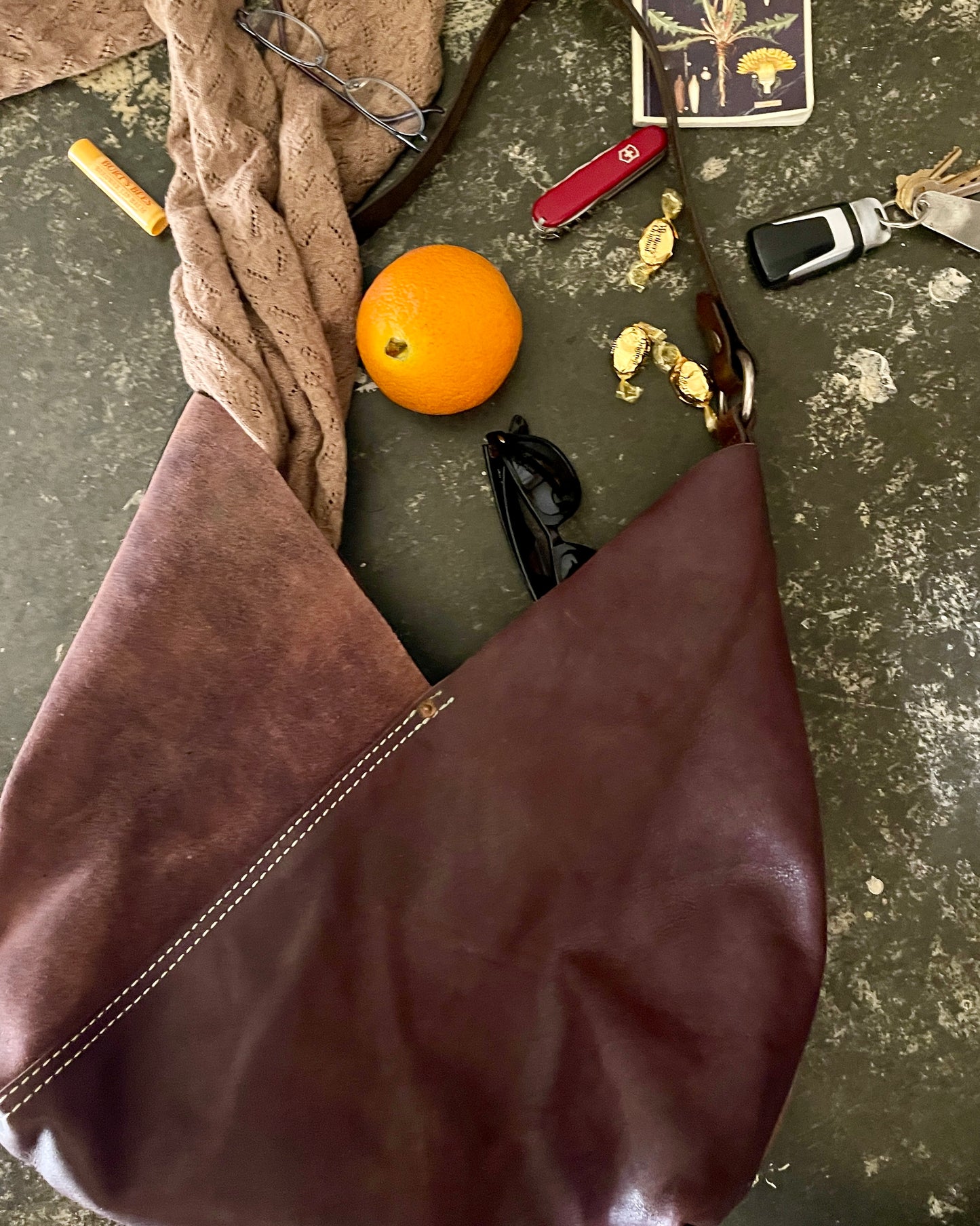 Hobo - New x Vintage Leather Shopper - Henna