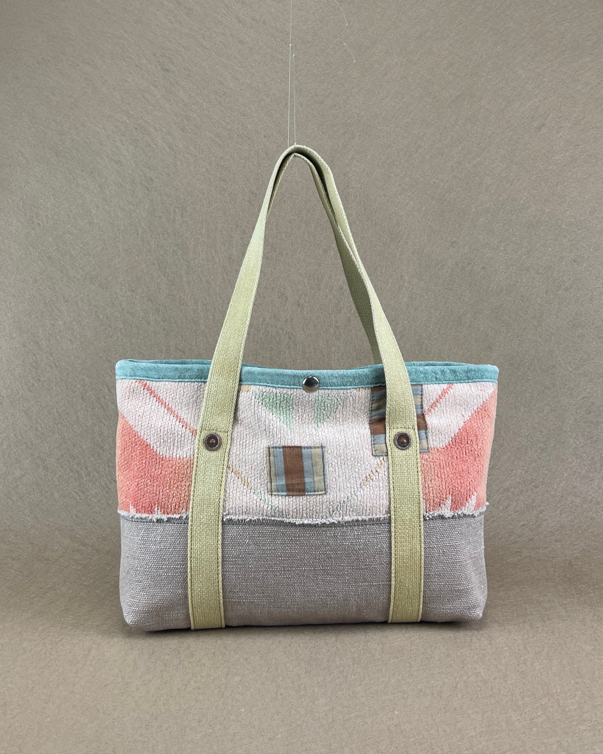 Tiny Tote - Vintage Camp Blanket Pastel/Lavender – J. Augur Design