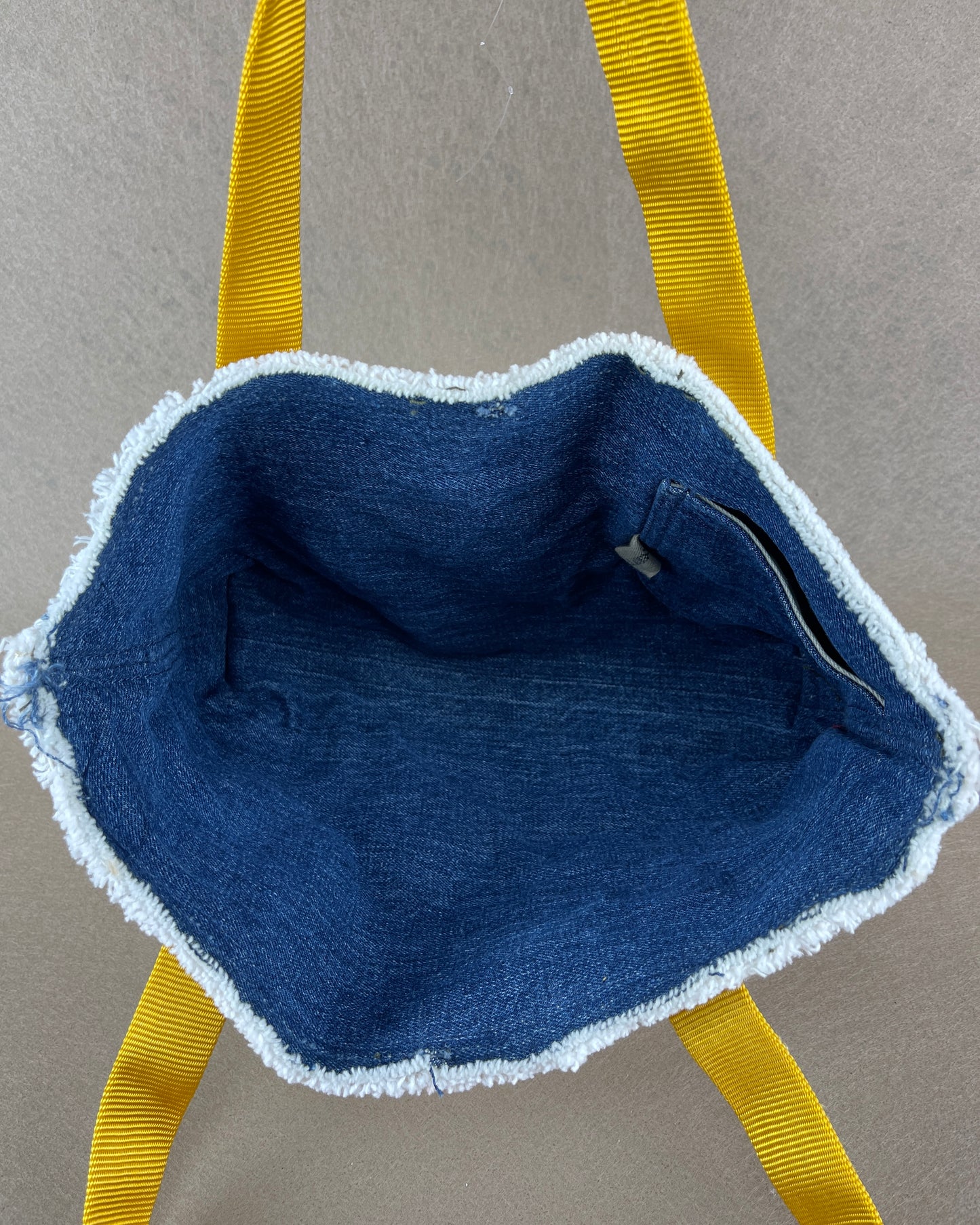 Tiny Tote - Vintage USN Canvas with Brass Grommets