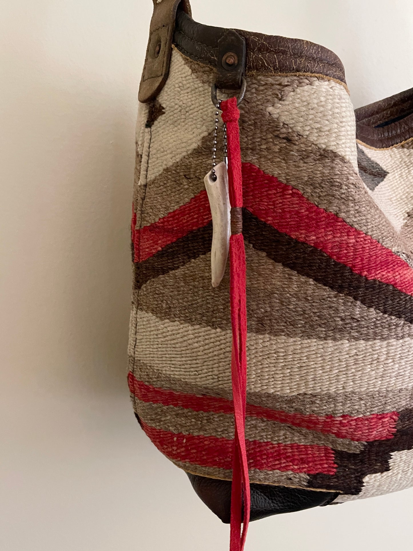 Deep Hobo - Navajo Weaving x Vintage Leather