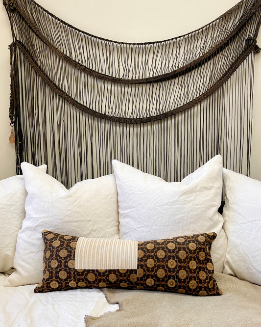 Pillow - Vintage Medallion Fabric Lumbar